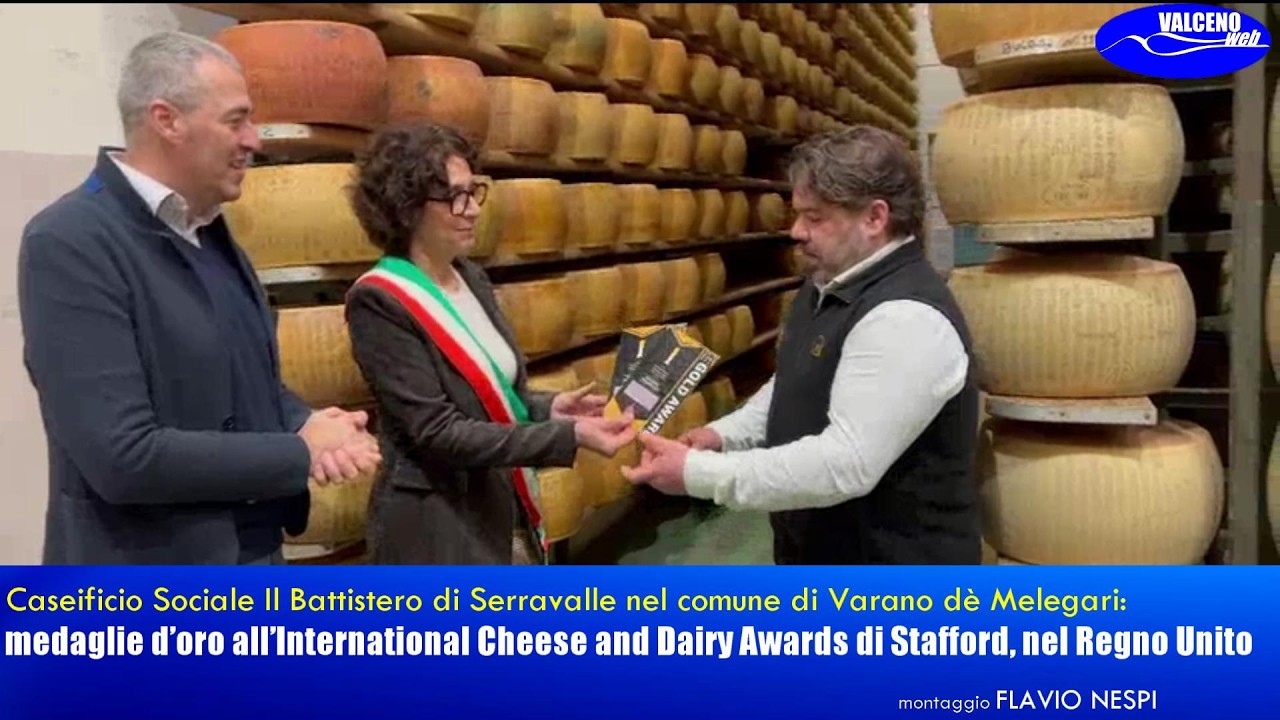 Medaglie d’oro vinte dal Caseificio Sociale Il Battistero all’International Cheese and Dairy Awards