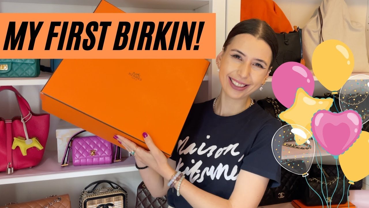 Распаковка Hermes Birkin 30 Rose Purple