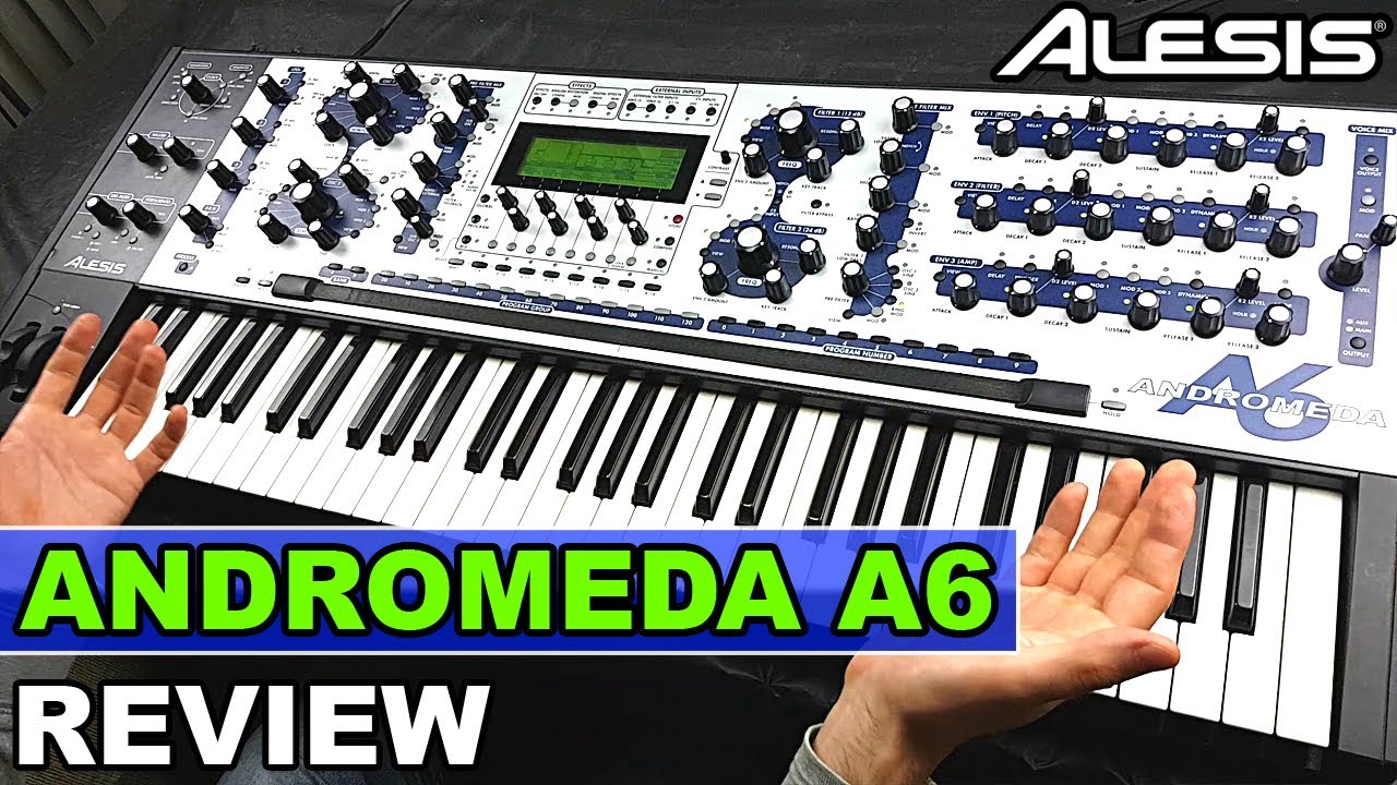 ALESIS ANDROMEDA A6 - Synth Review, Sounds & Demo | Polyphonic Analog Synthesizer