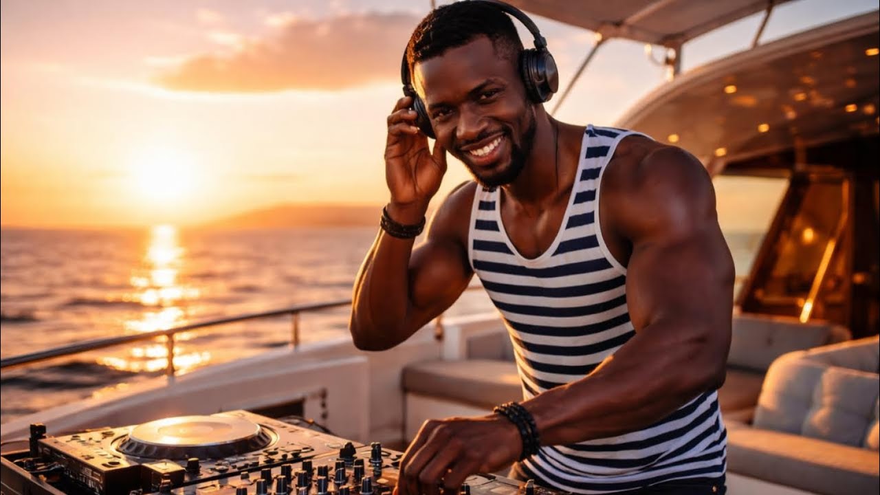 Afro House x Afrobeats DJ Set (90 MIN) | Sunset Yacht Party Mix | Feel-Good African Dance Vibes