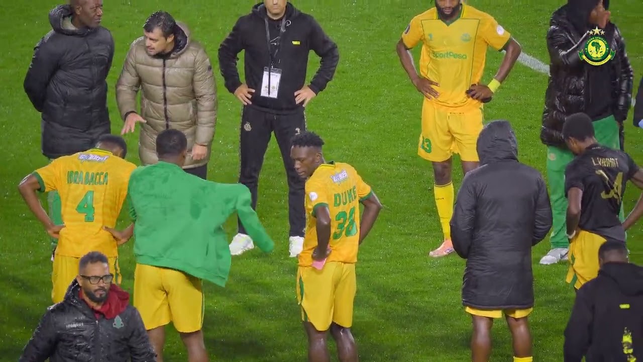 WALICHOKIFANYA WACHEZAJI BAADA YA MECHI DHIDI YA FAR RABAT - MOROCCO