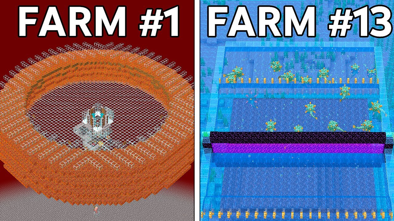 EU FIZ TODAS AS FARMS AUTOMÁTICAS NO MINECRAFT