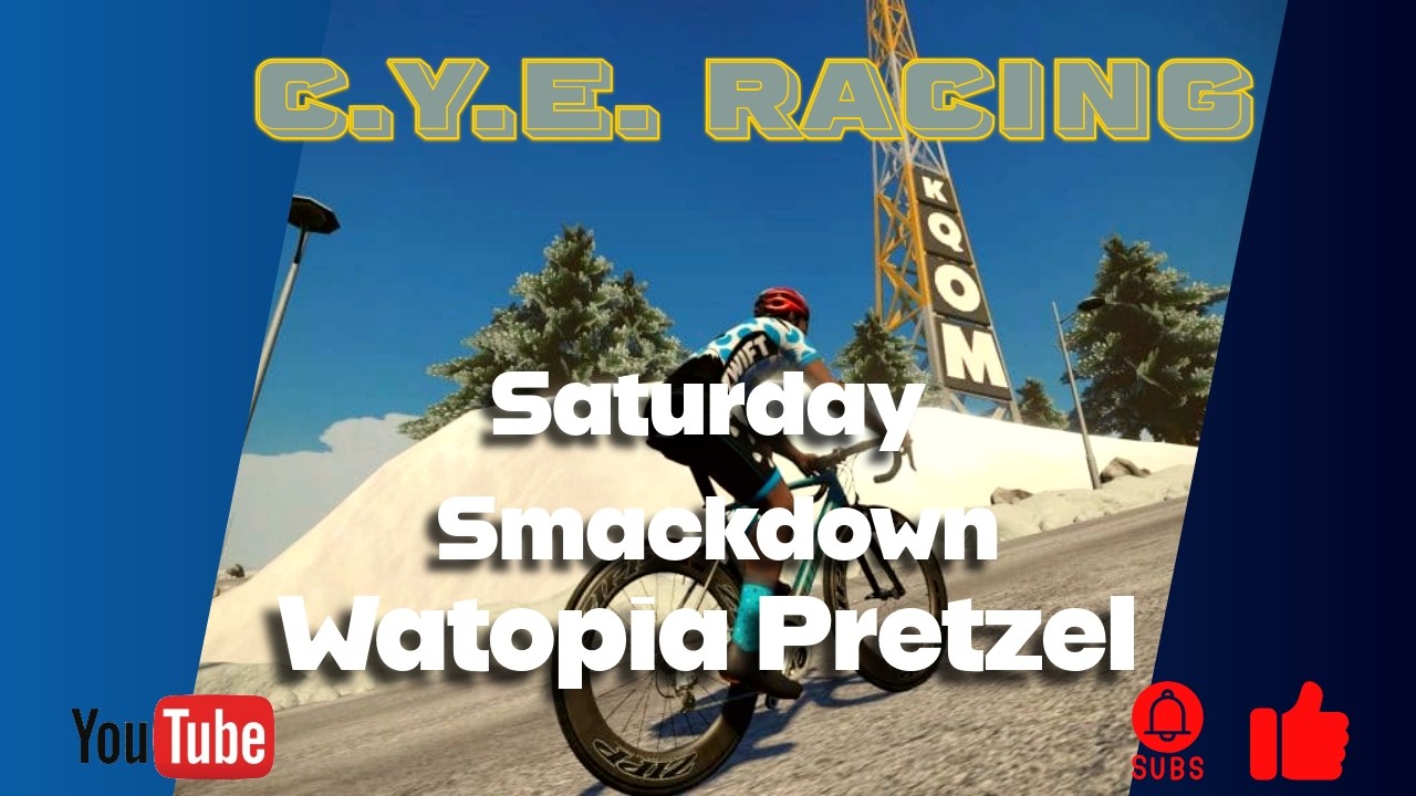 Zwift //  Race - Saturday Smackdown // Watopia Pretzel