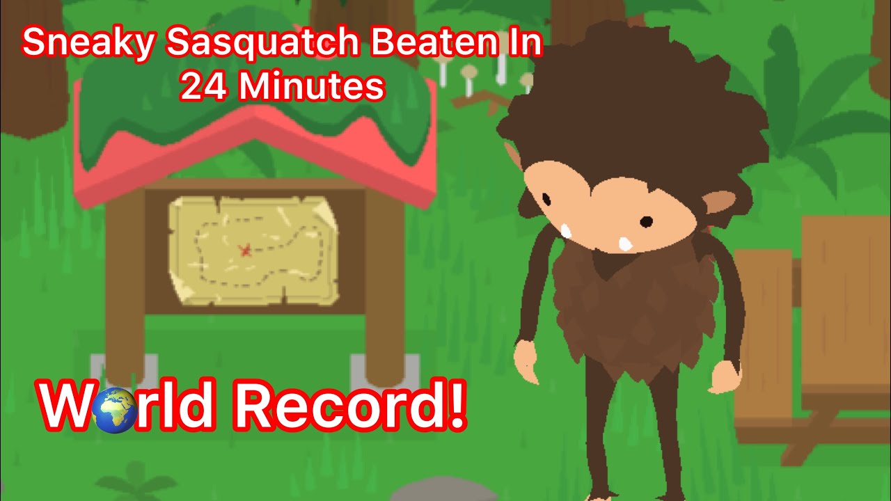 Sneaky Sasquatch Speedrun Treasure Map% (24 Mins, WR)