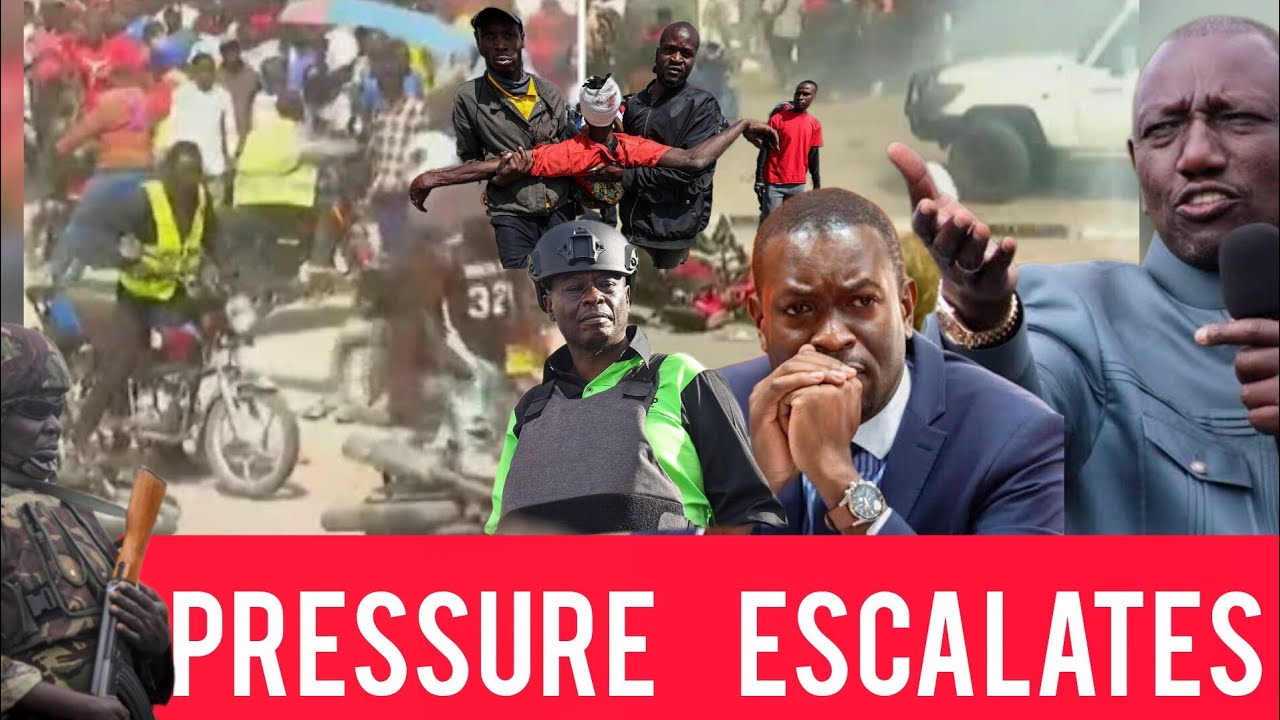 KITENGELA big FIRE SIFUNA rally turn to blood birth as RUTO'S shoot to KILL order pressure ESCALATE