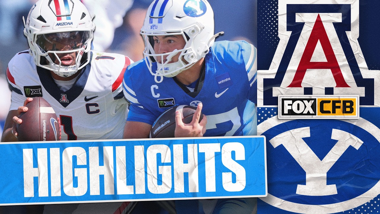 Arizona Wildcats vs No. 15 BYU Cougars Highlights 🏈 FOX College Football