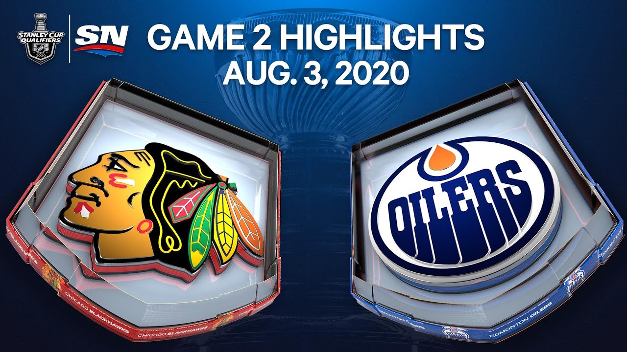 NHL Highlights | Blackhawks vs. Oilers, Game 2 - Aug. 3, 2020