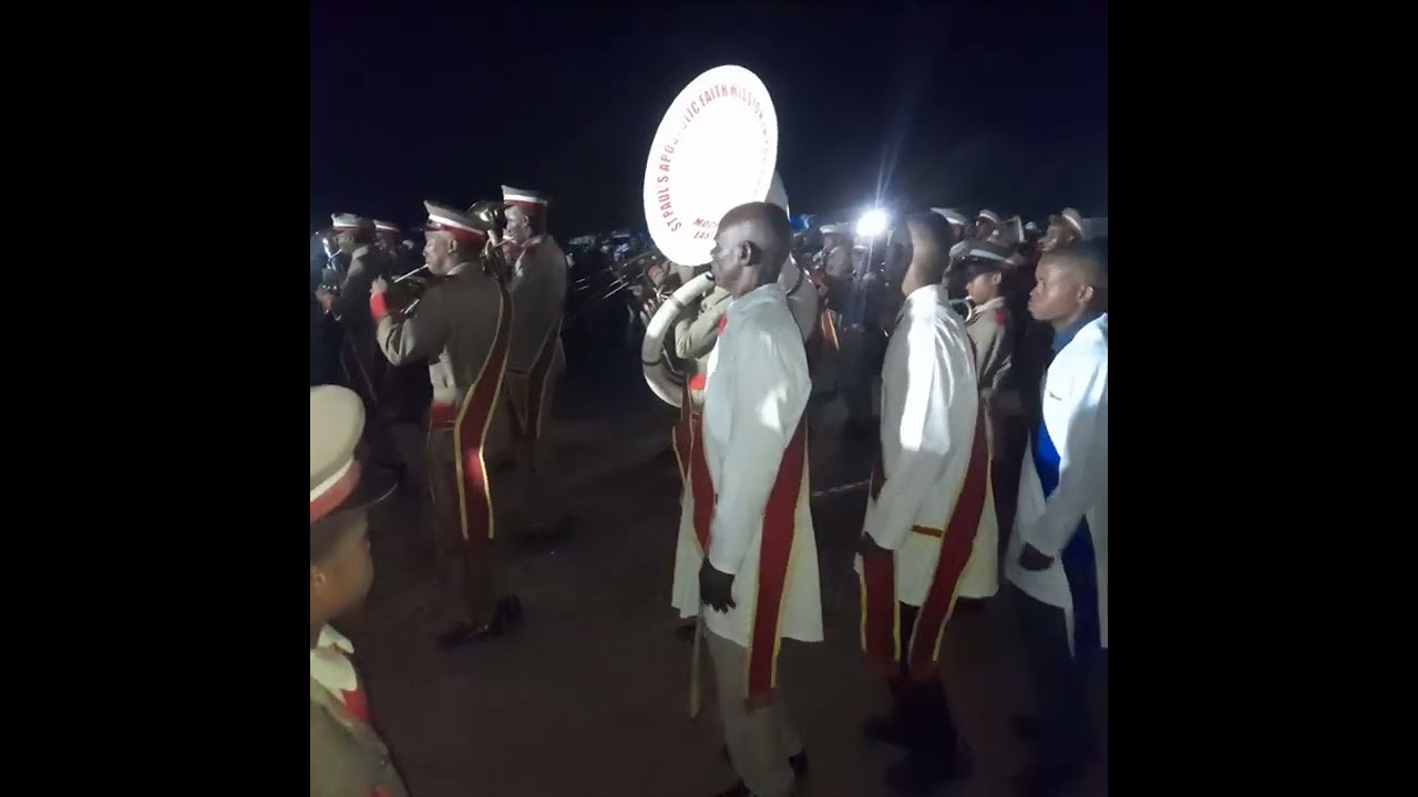Arrival of St Paul Mochudi east brass band @ pulamadibogo 2026🎵
