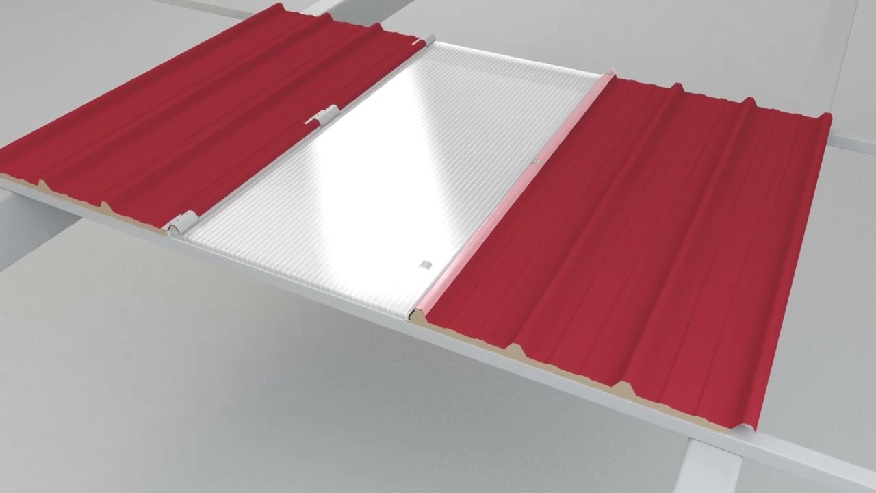 Danpal Smartwing ® para cubiertas Industriales compatible con modelos de Paneles Sandwich para Techo