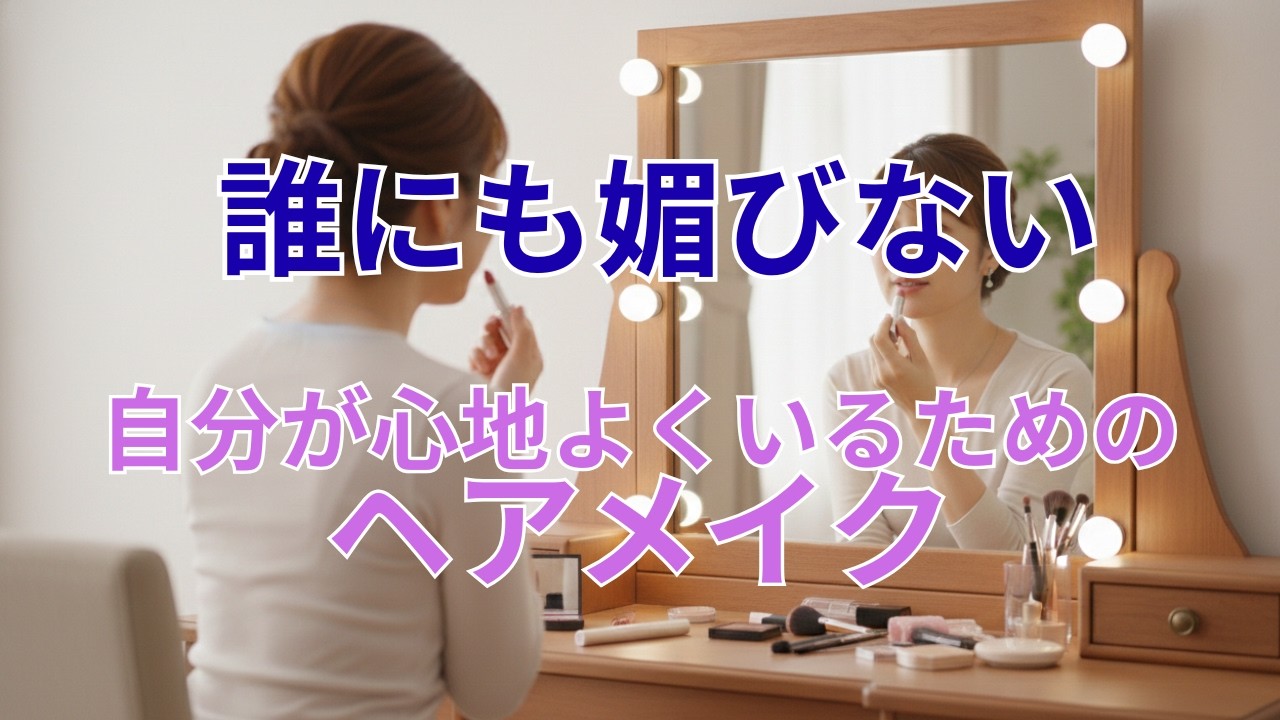 誰のためでもなく自分を受け入れるためのヘアメイク