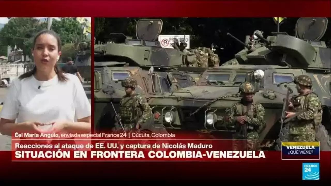 Continúa el despliegue militar en la frontera entre Colombia y Venezuela • FRANCE 24 Español
