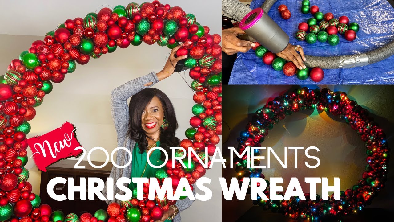 Pool Noodle Wreath | Christmas 2020 | Dollar Tree