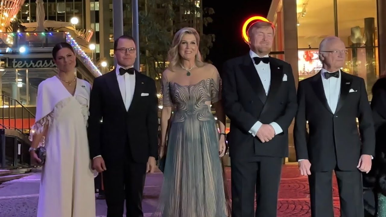 Willem-Alexander en Máxima trakteren Zweedse royals op concert