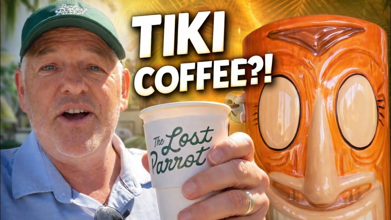 Vlog 66: Lost Parrot Cafe South Pasadena | Tiki Vibes, Turmeric Latte & Unexpected Metro Train