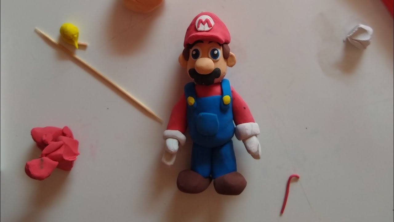 Tutorial paso a paso Mario Bros  en plastilina