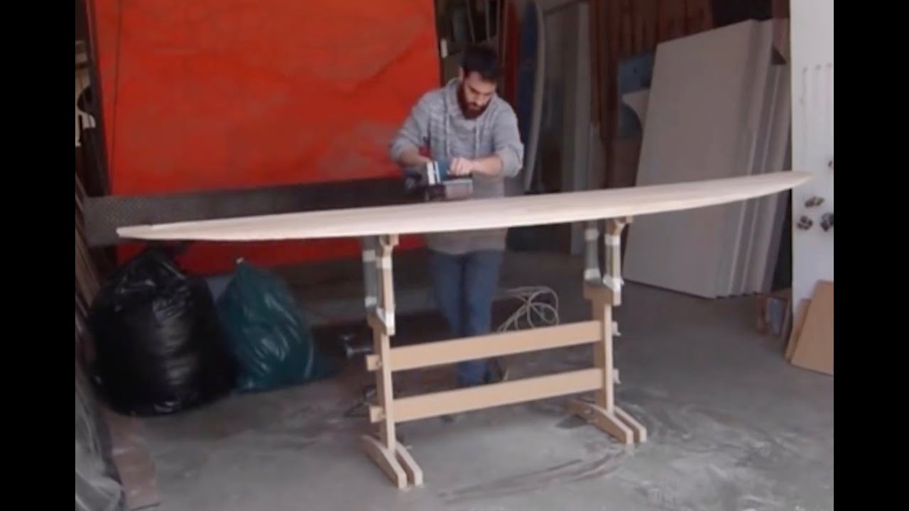como se hace una tabla de paddle surf de madera de paulownia o kiri