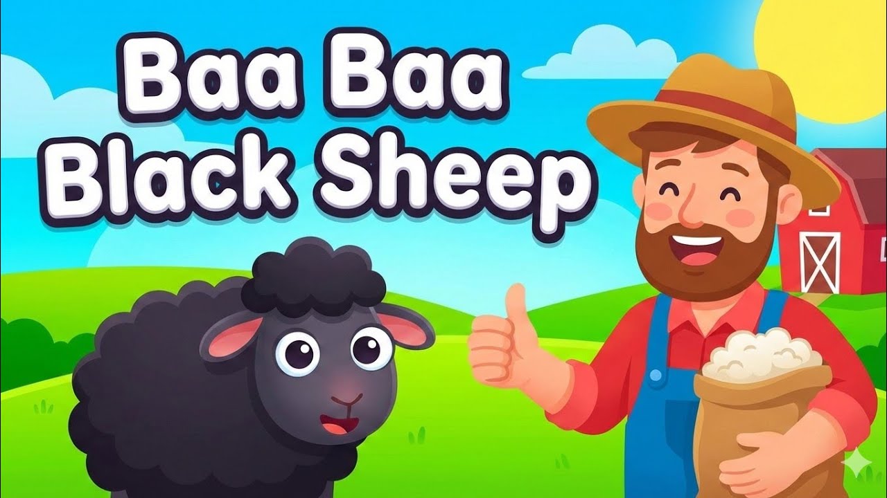 Baa Baa Black Sheep 🐑🌾 | Classic Nursery Rhyme for Toddlers | Little Star Rhymes