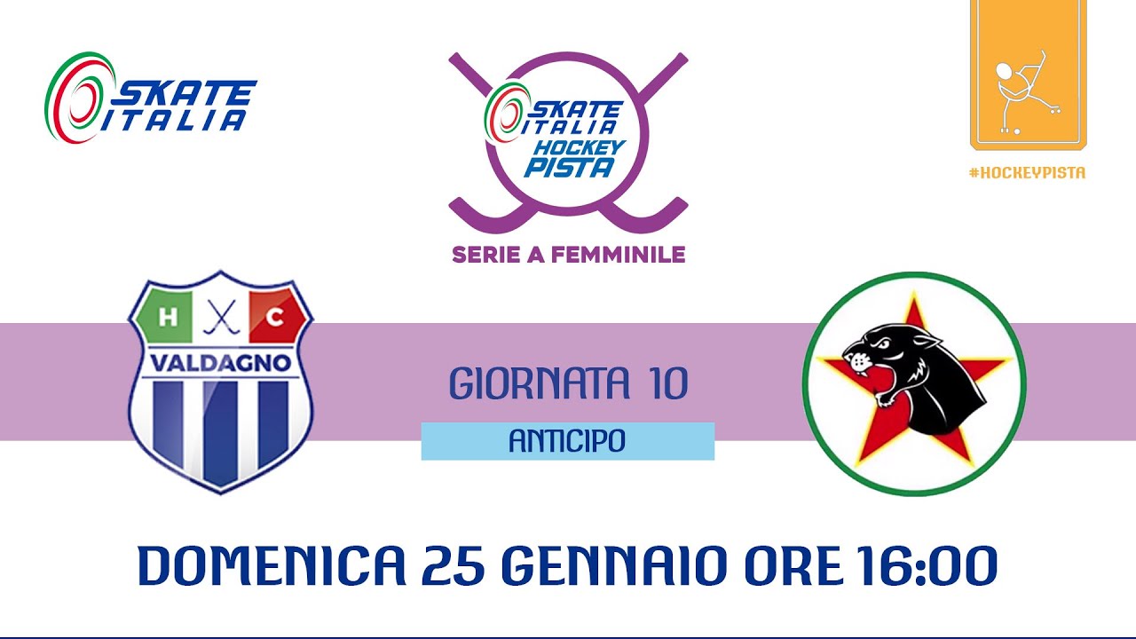 Serie A Femminile - G.10 - Anticipo - Hockey Valdagno x Pumas Viareggio