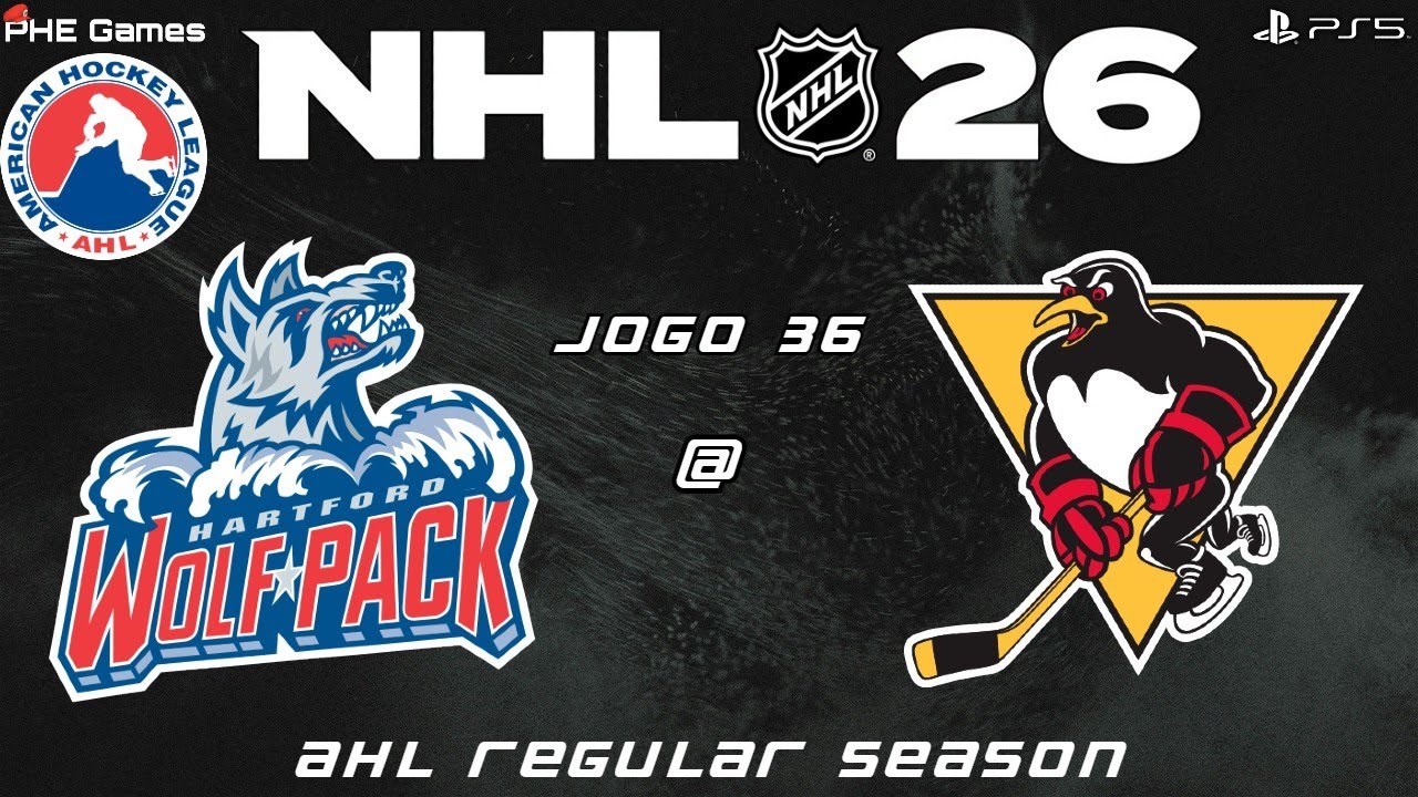 NHL 26 - AHL RS 36 - Wolf Pack @ Penguins (PS5) (