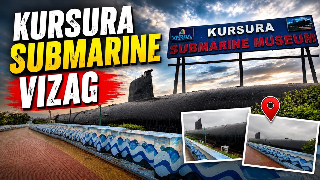 INS Kursura Submarine Museum || Vizag || Beach Road || Submarine full tour || Submarine Museum Vizag