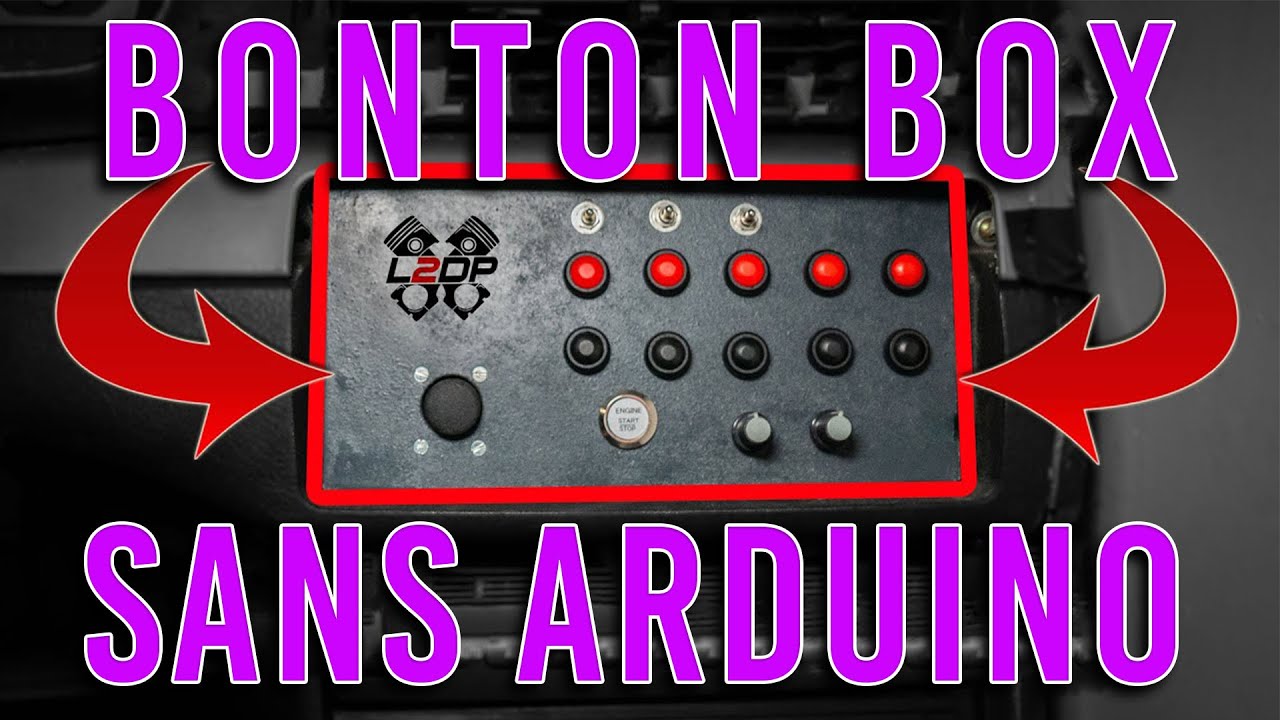 DIY PANEL DE BOUTON SIMRACING (sans arduino)