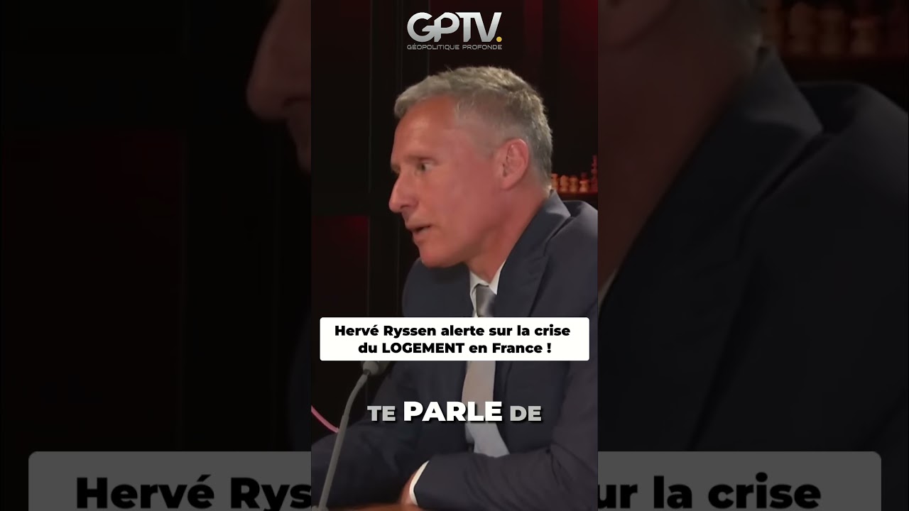 Herv&eacute; Ryssen alerte sur la crise du LOGEMENT en France !