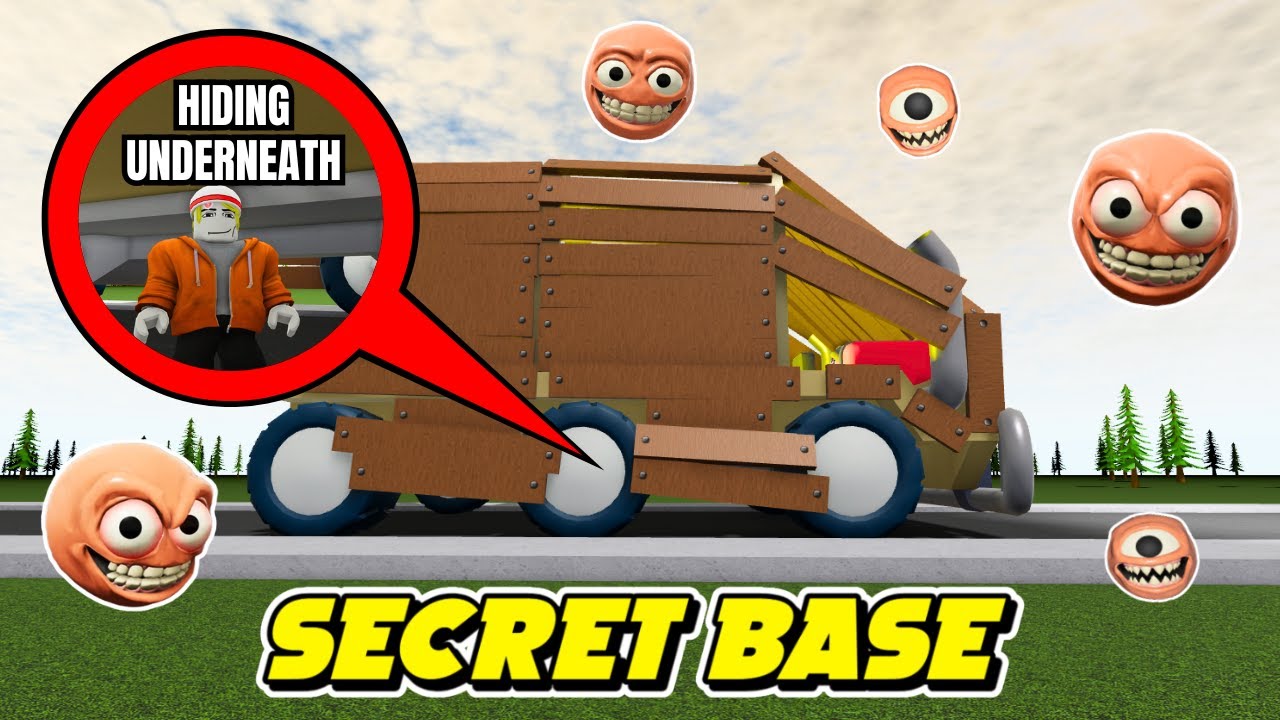 Строим передвижную секретную базу в Roblox GEF Road!
