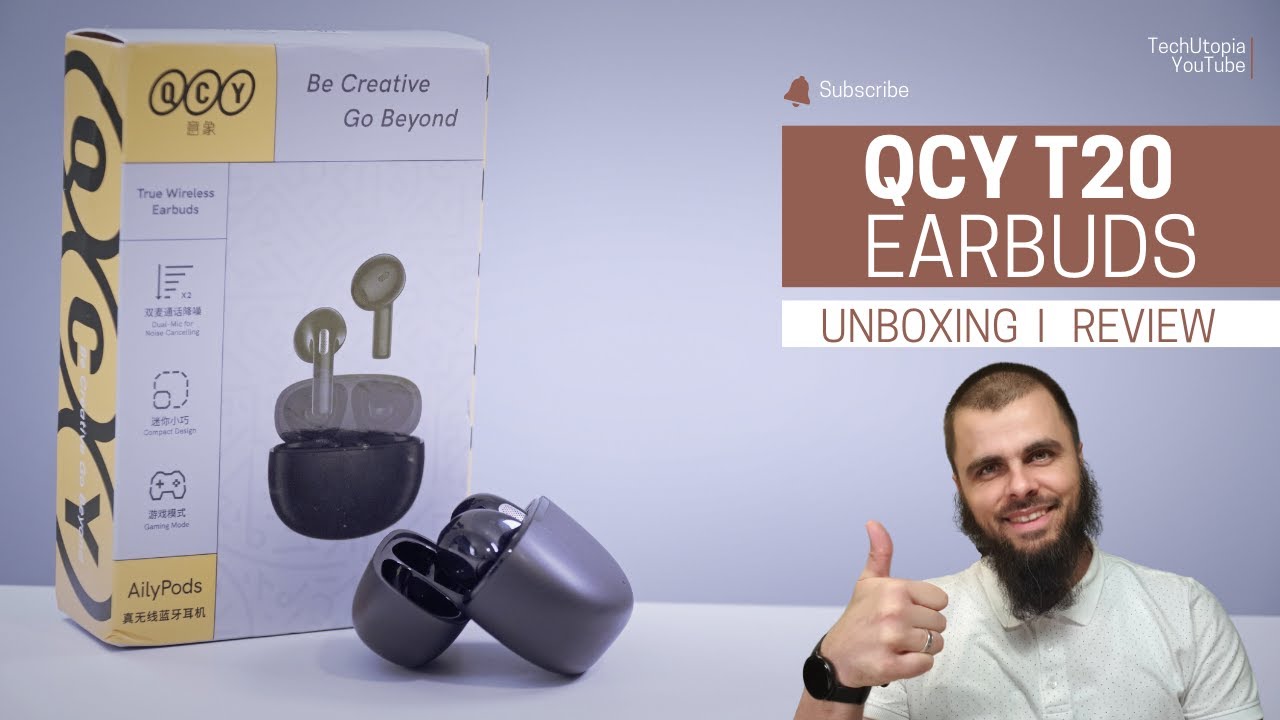 One of the best earbuds under $30? QCY T20 AilyPods Unboxing I Review I Gaming I Latency I ENC 2022