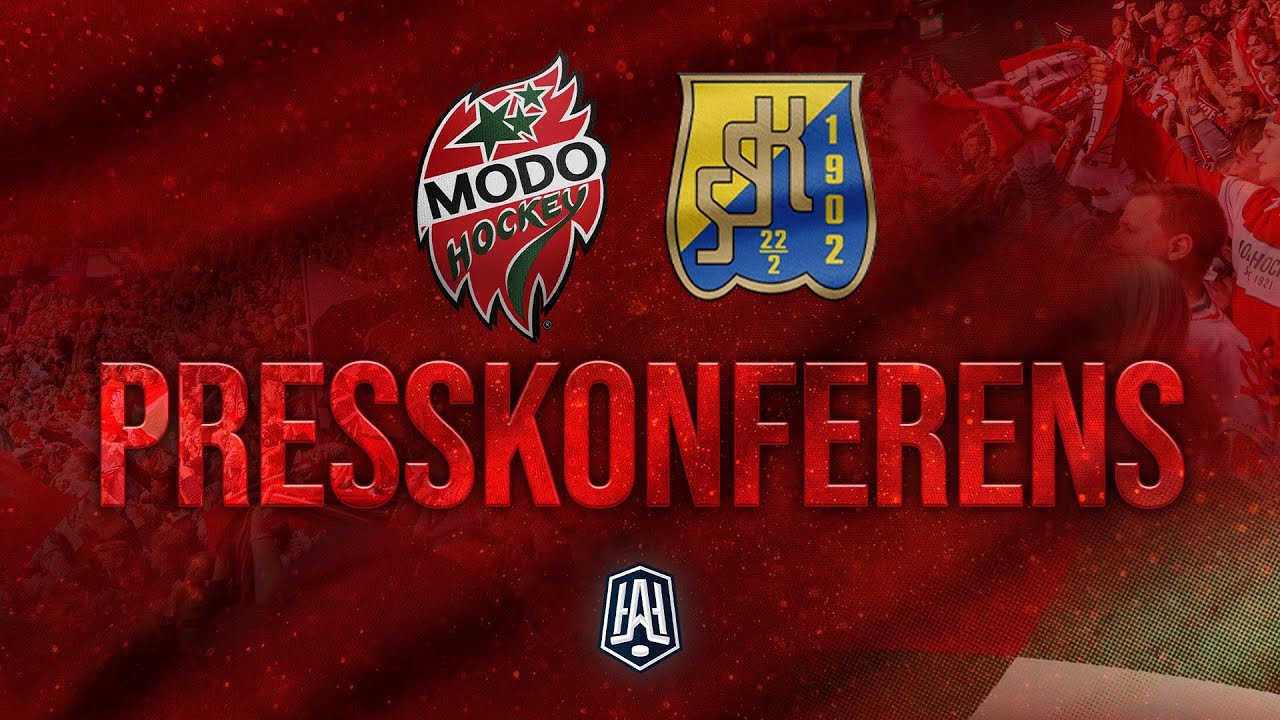 Presskonferens efter MoDo - SSK