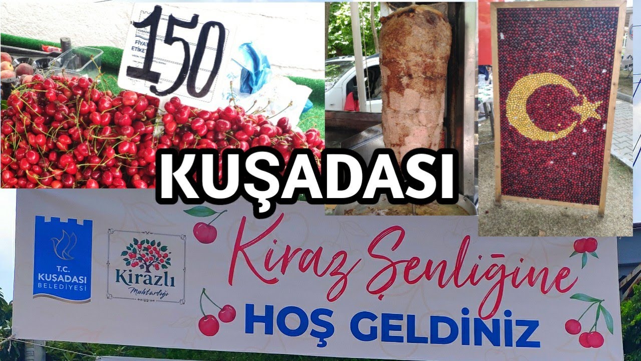 KUŞADASI KIRAZ ŞENLIĞI ( Cherry Festival ) 🇹🇷 | 01 June 2025 | 4k UHD 60fps | Part 1