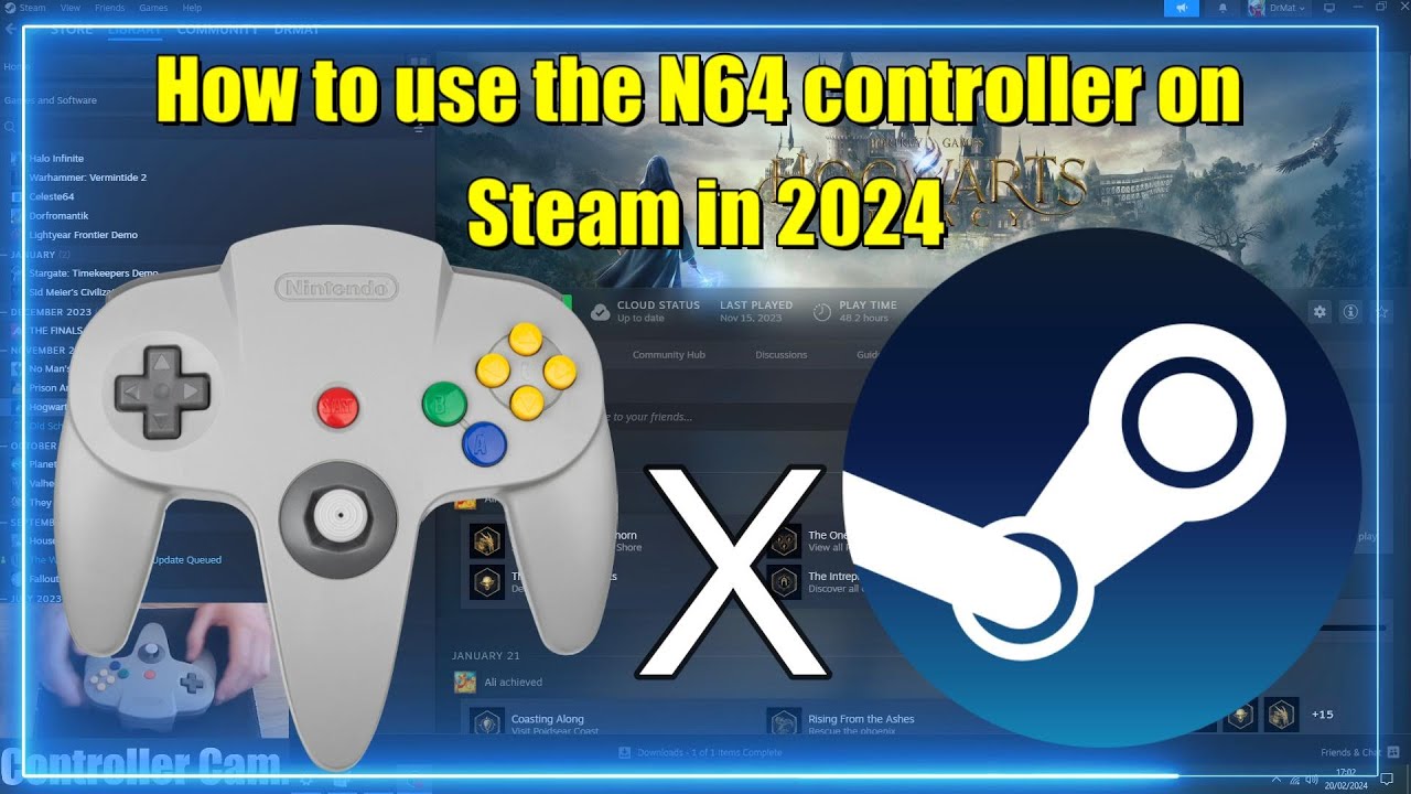 How to setup the N64 controller on Steam for use on PC and Steam Deck!