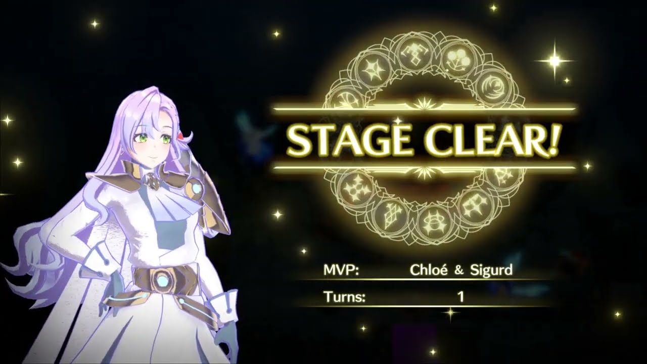 Chloe Sweeps Fell Xenologue 3 in 1 Turn (FE Engage Maddening)