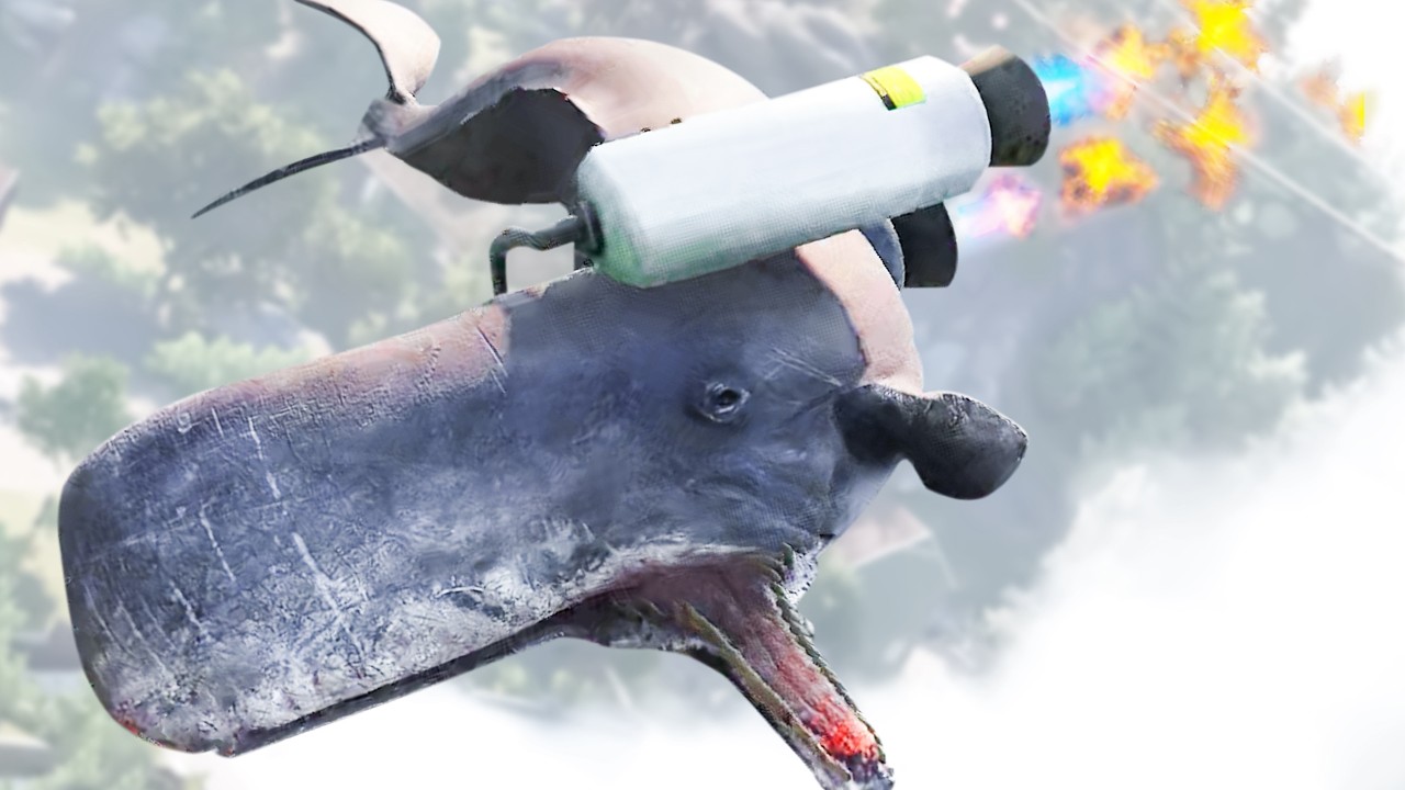 This is What Happens When You Give a Whale a Jetpack - Goat Simulator Remastered - Goatville
