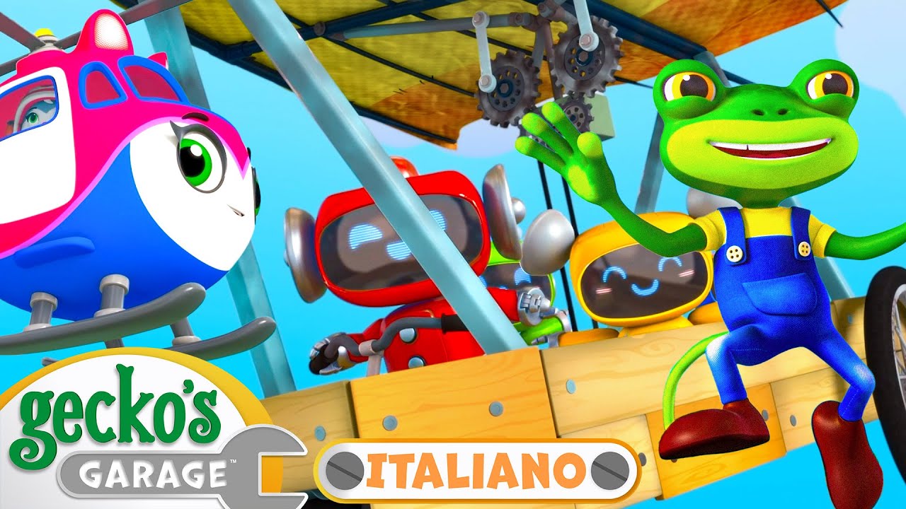 Aggiustalo e fallo volare! | Cartoni animati |🐸Garage di Gecko in italiano｜Cartoni di macchine