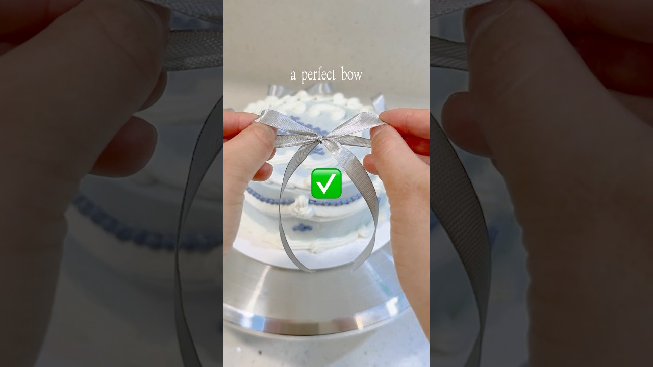 PERFECT BOW EVERY TIME: my secret cake decorating weapon 🎀