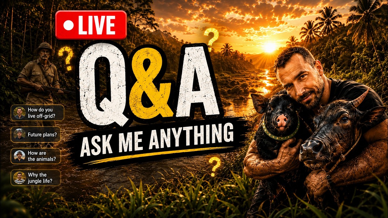 Live Stream from the JUNGLE on YouTube Q&A session