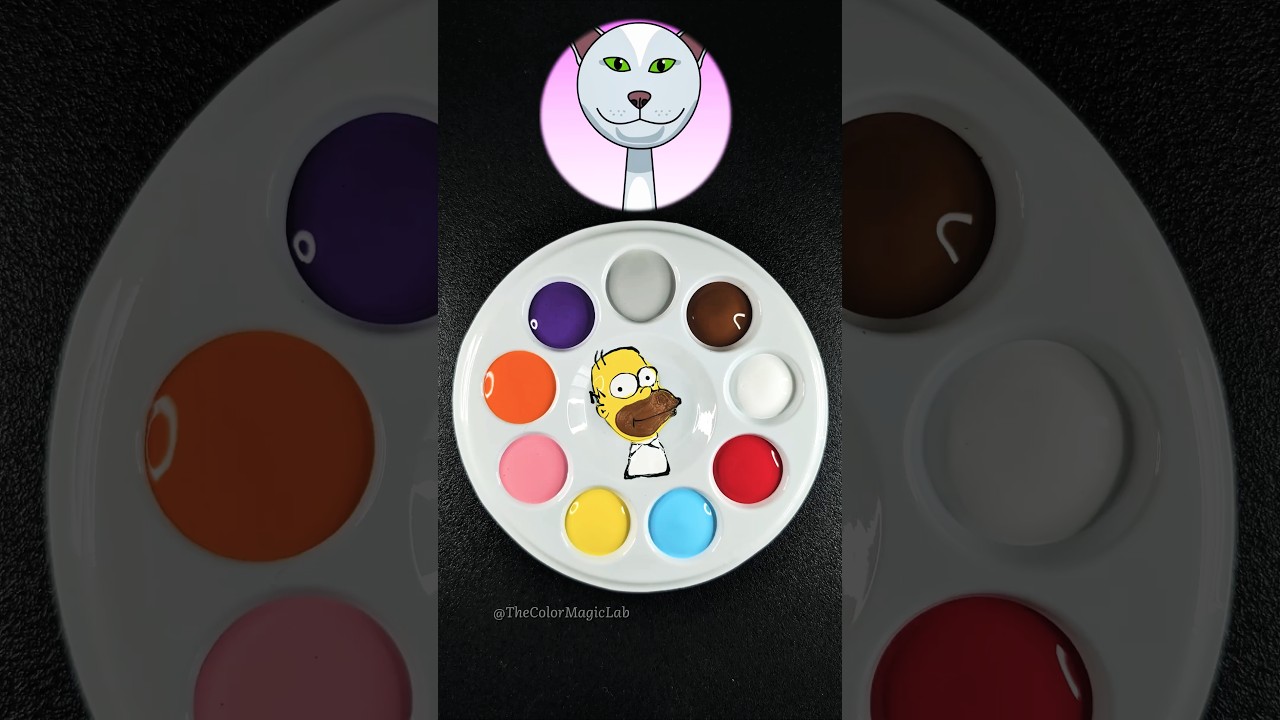 Sprunki OC Color Mixing 👀 Гомер Симпсон | Симпсоны 👶 