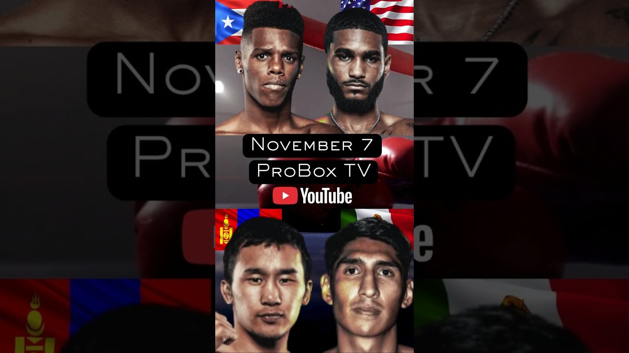 ProBox TV Contender Series: Никлаус Флац против Деланте Джонсона | Валле против Торреса | 7 ноября.