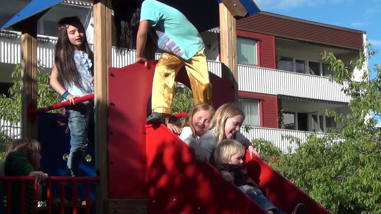 Angelina Jordan playing with her friends 2013