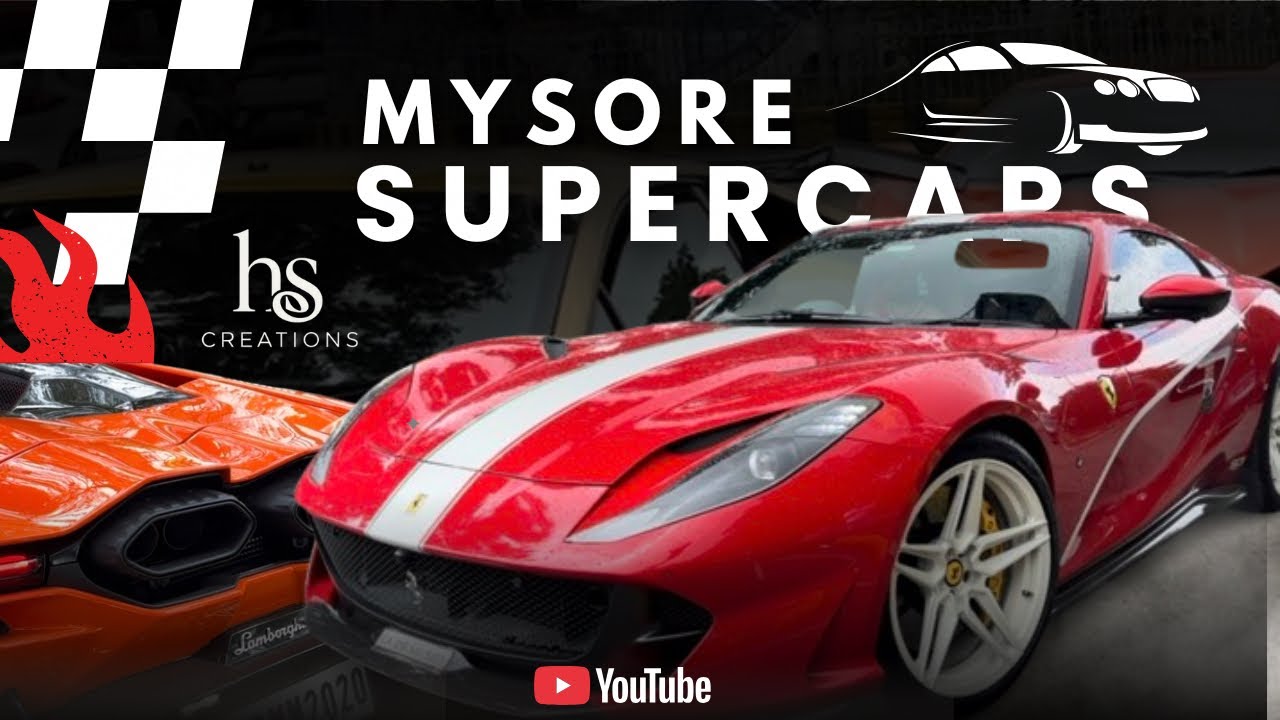 Mysore | Supercars #mysore #cars #supercars #ferrari #porsche #lamborghinni #youtube #vlog #explore 