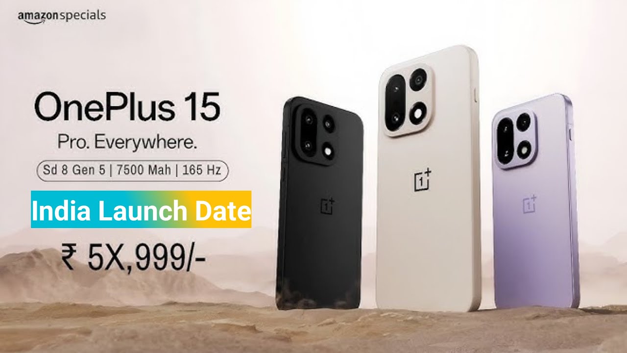 OnePlus 15 India Launch Date 🔥 Oneplus 15 Full Specification Price SD 8 Elit Gen 5 7000mAh