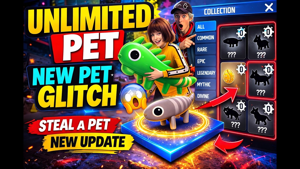 Unlimited Pet Glitch 😱 Secret !!! Steal A Pet New Update! Steal A Pet Giveaway 🎁
