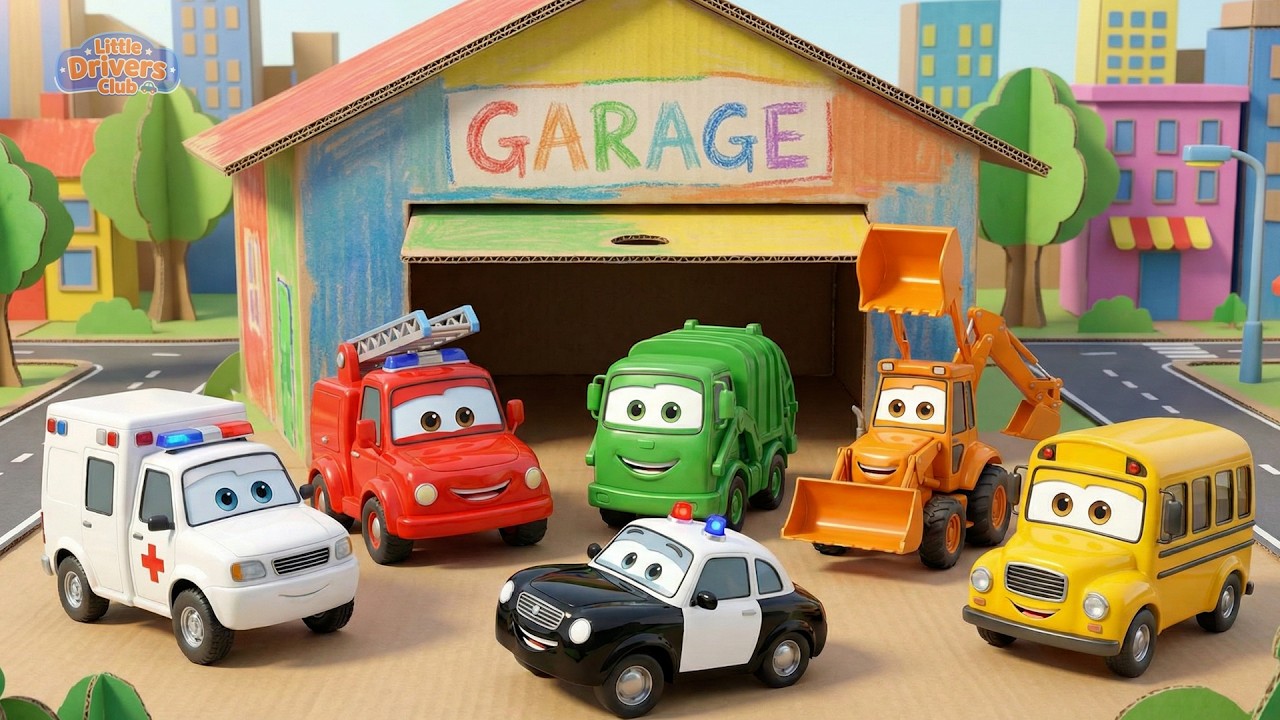 Vehicle Heroes Rescue Team 🚓🚒 | Car Songs & Nursery Rhymes for Kids