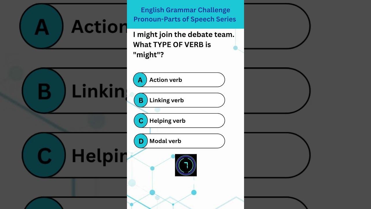 Q1 Verb MCQ to Test Your Grammar Genius! | Action, Helping, Linking & Modal Verbs | Quiz Challenge