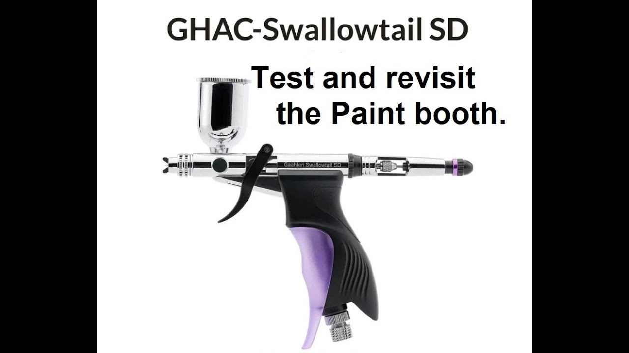 Gaahleri Swallowtail SD Airbrush and AF720 Booth in action.