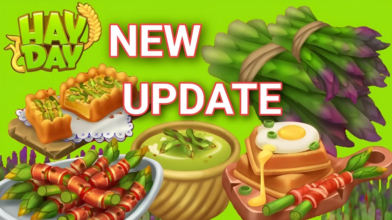 Hay Day Summer 2023 Update - Asparagus & Products