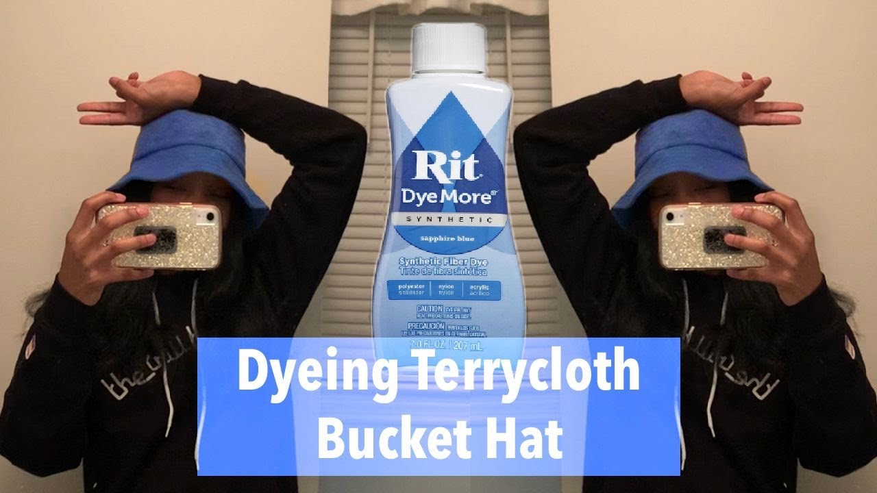 Dyeing Terrycloth Bucket Hat | Rit Synthetic Dye