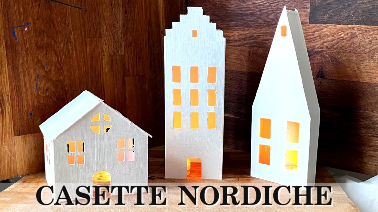 CASETTE NORDICHE DI NATALE ( home decor/ Christmas) Arte per Te