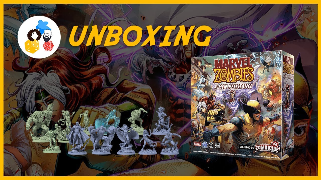 Unboxing - Marvel Zombies: X-Men Resistance - Zombicide 4K