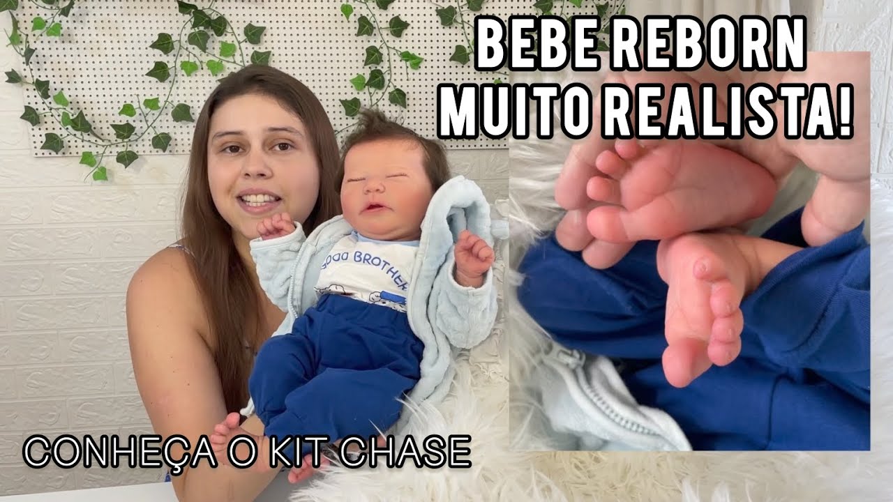 Bebé reborn muito realista | conheça o kit Chase
